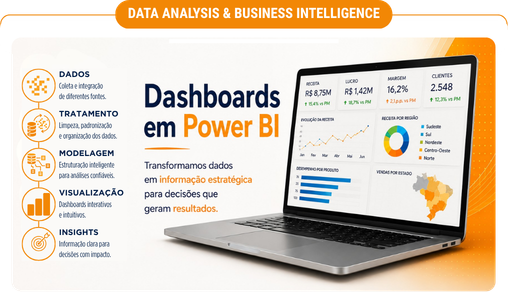 Dashboards e relatórios Power BI