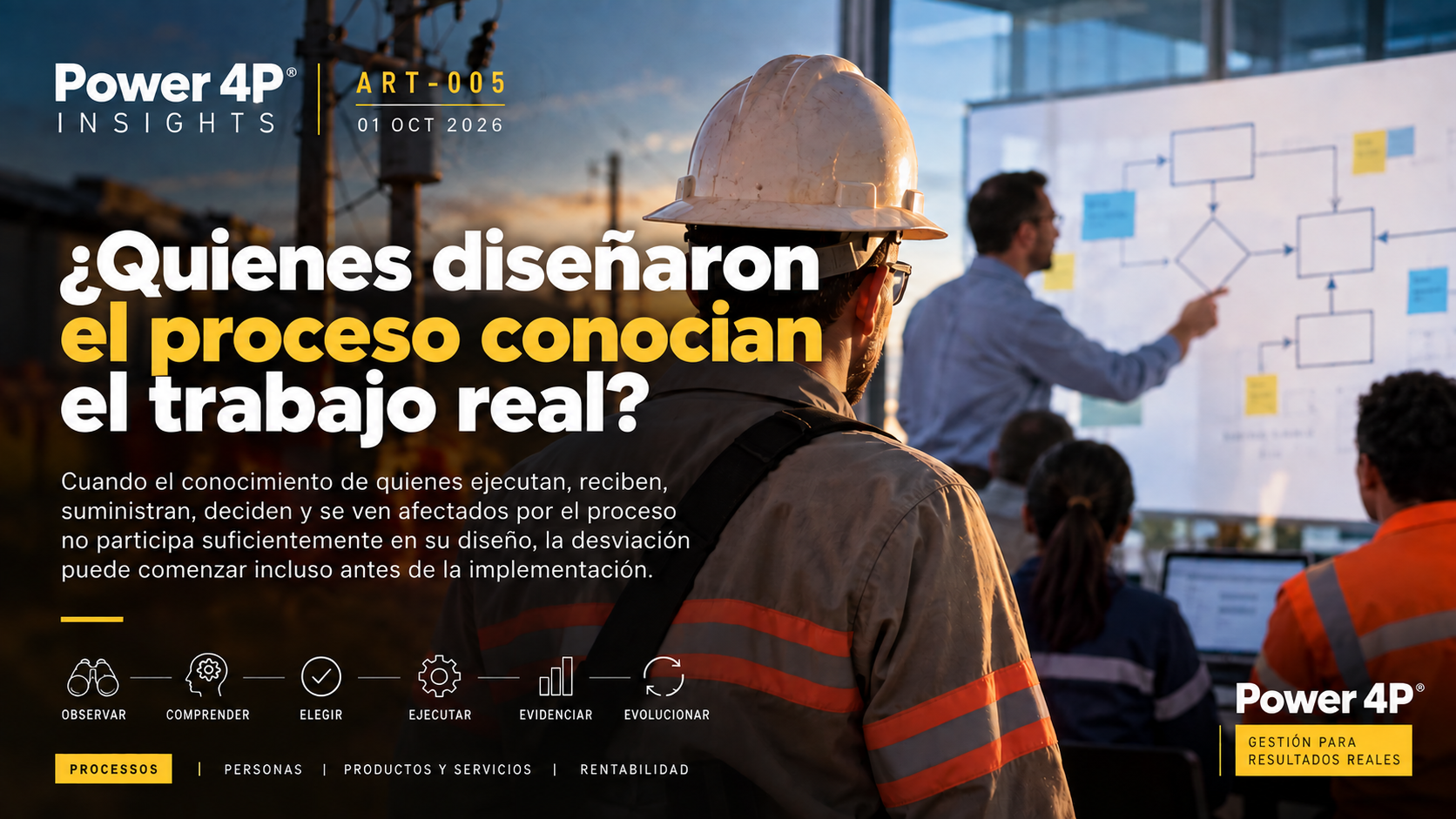 ¿Quienes diseñaron el proceso conocían el trabajo real?
