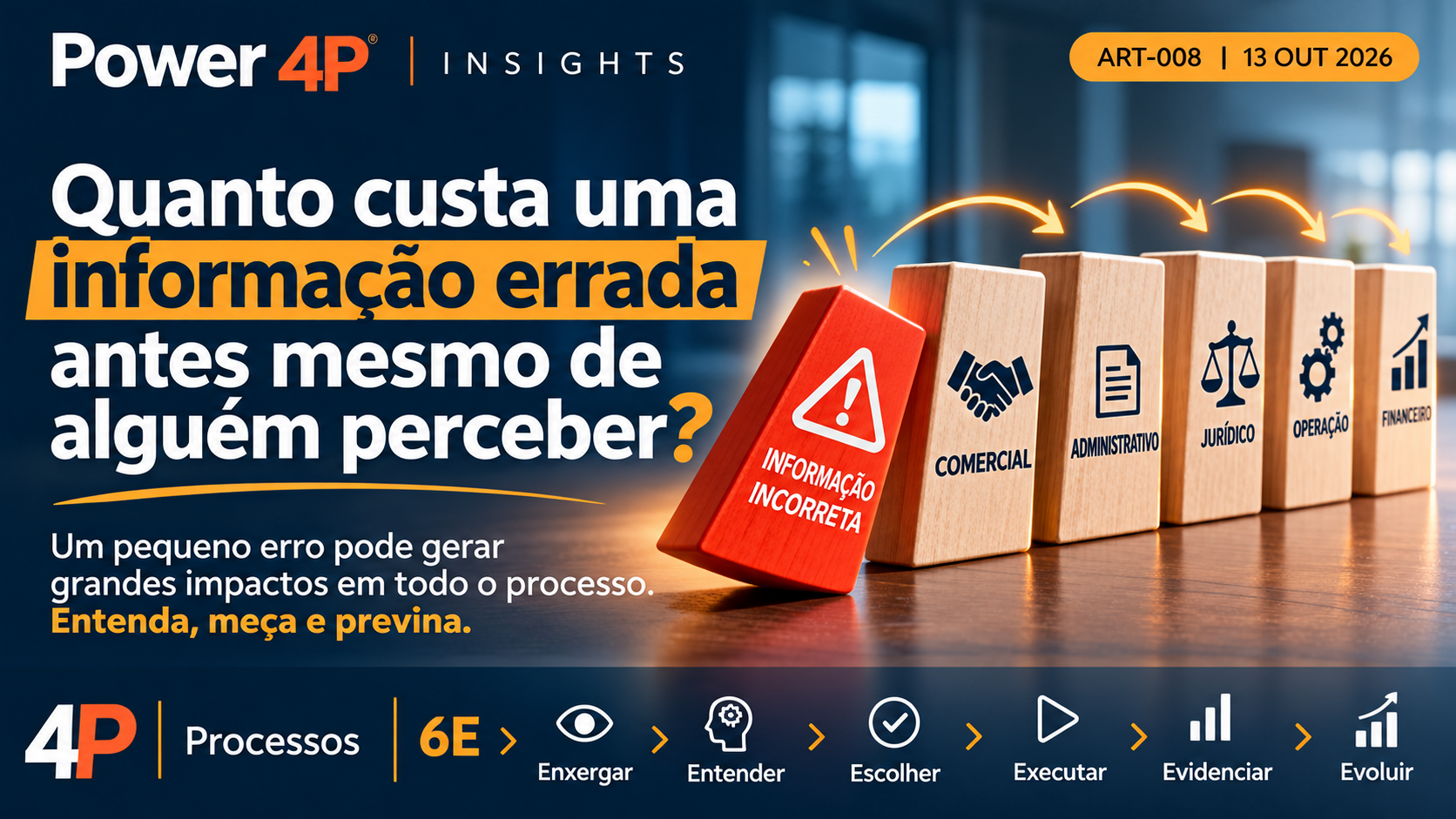 Quanto custa uma informação errada antes mesmo de alguém perceber?